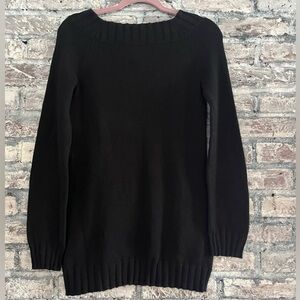 Ralph Lauren Vintage Women's Black Crew Neck Cotton Sweater in excellent cond
